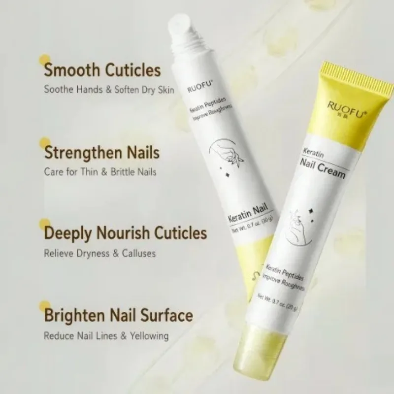 1pcs Keratin Armor Cream Improves Stinky Finger Seam Mild Repair Liquid Smooth Hand Foot Care Manicure Treatment Cream