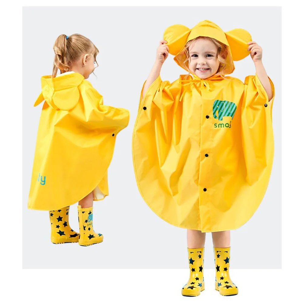 

's Raincoat Poncho Girls Waterproof Jacket Overall Gear for Toddler