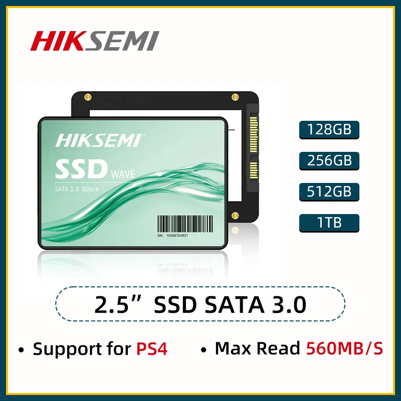 HIKSEMI WAVE(S) SATAIII SSD Hard Disk Drive 1TB 512GB 256GB 128GB