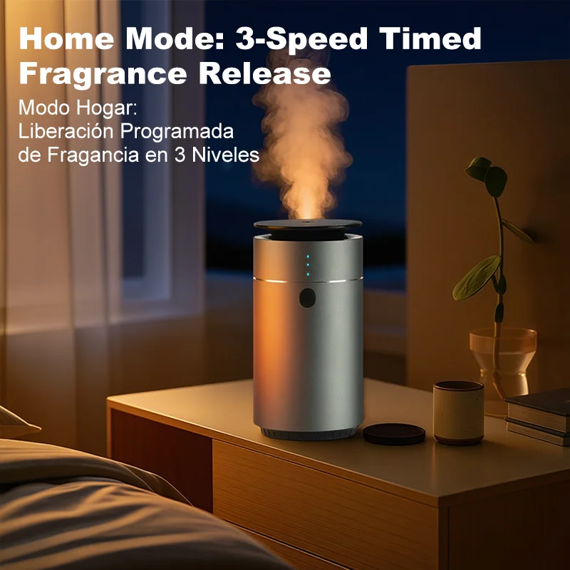 Professional Car Aromatherapy Diffuser AI Smart Auto Start Stop Spray Quick Odor Eliminator Long Lasting Fragrance Home Car Use view 4