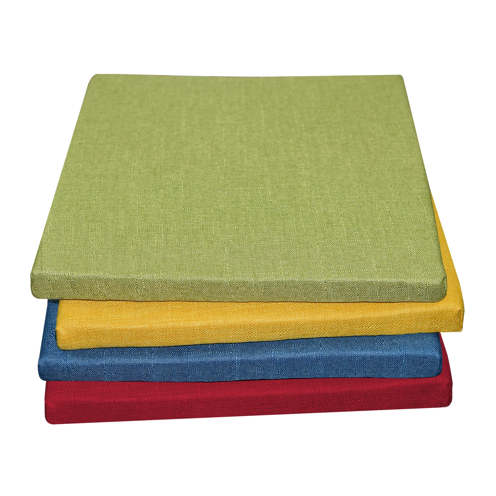 

Square Chair Bench Seat Cushions with Zippers for Classroom Stool Cushion Dining Room Chair Pads for Garden Bench Office