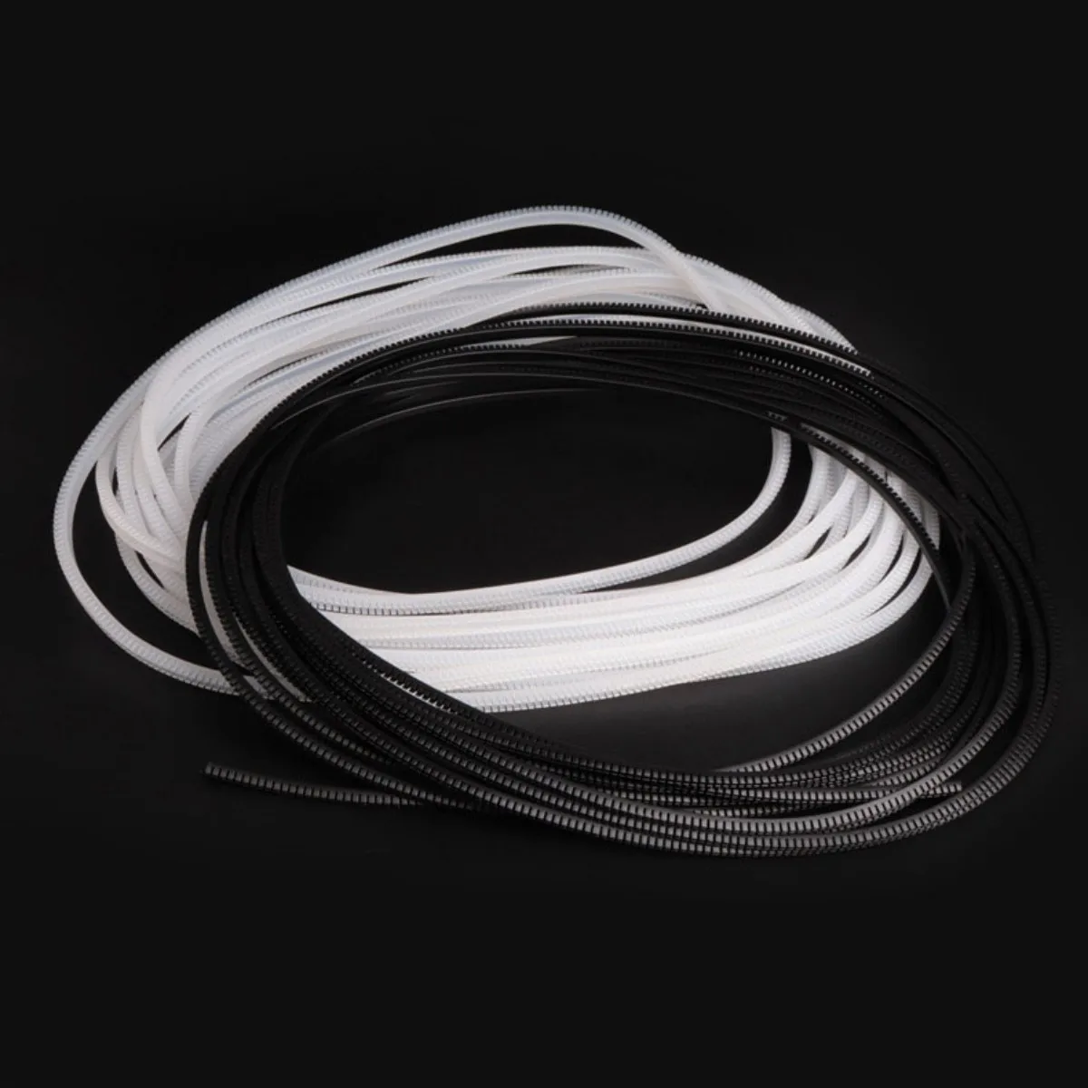 Flexible Plastic Cable Protector Sleeve Tooth-Shaped Wire Protection Strip Hide Cables Protection 10meter