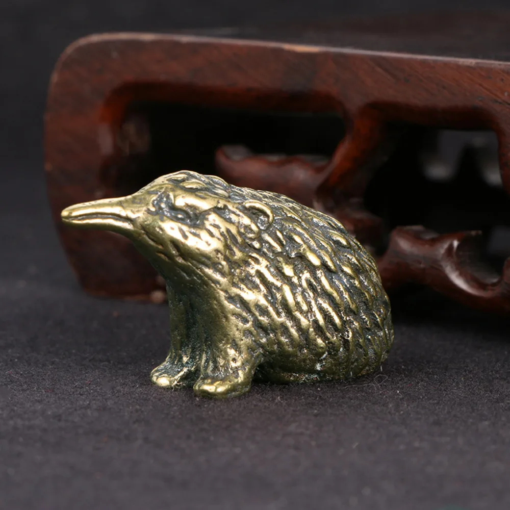 Hand-made Old Antique Bronze Mole Decoration Lovely Children's Fun Tea Pet Decoration Opening Gift Collection