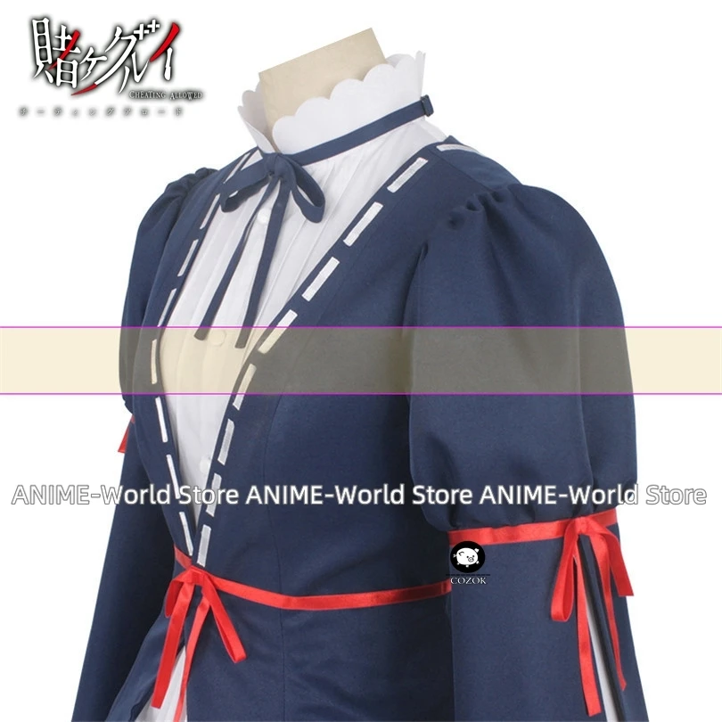 Kakegurui gioco d'azzardo forzato Mushibami Erimi Costume Cosplay abbigliamento natalizio di Halloween di qualsiasi dimensione