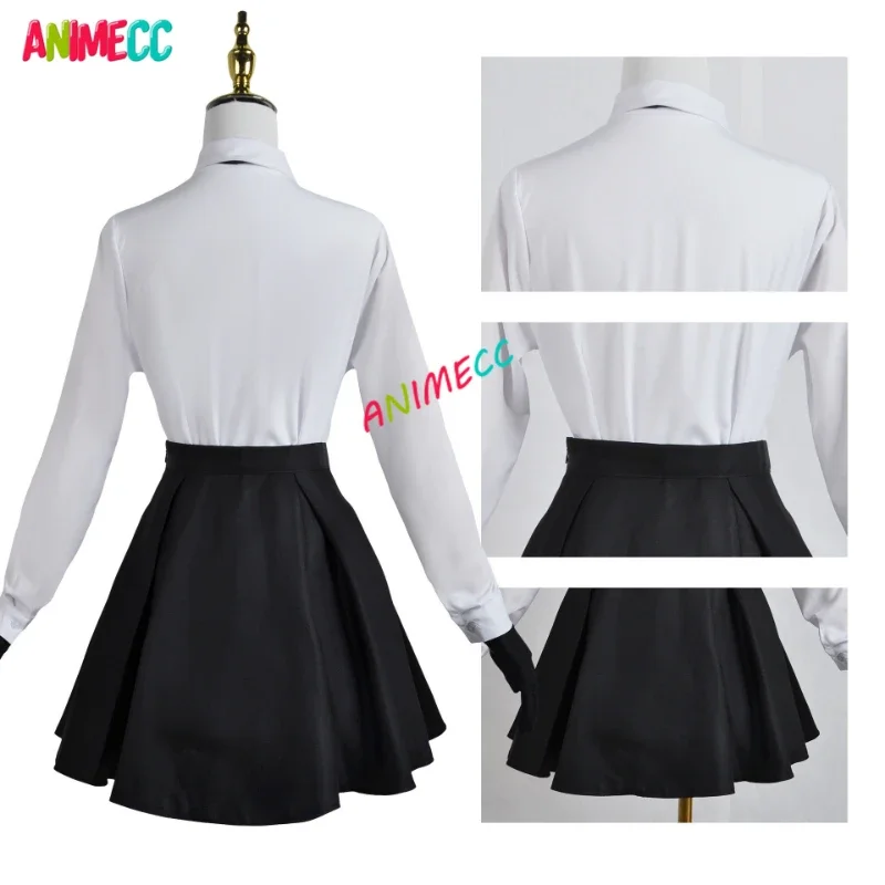 ANIMECC-Yosano Akiko fantasia de cosplay com peruca feminina, uniforme escolar JK, terno feminino, festa de Halloween