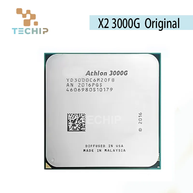 Athlon 3000G X2 3000G 3.5 GHz Dual-Core Quad-Thread CPU Processor YD3000C6M2OFH Socket AM4