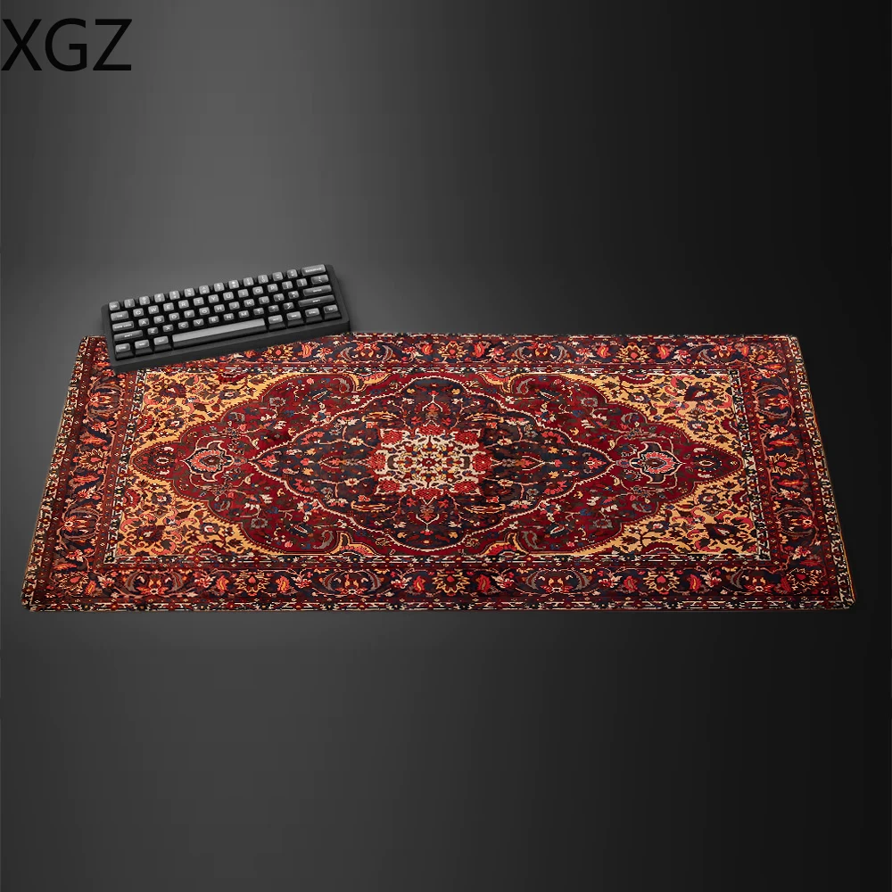 XXL exquisite Persian carpet large mouse pad game table mat accessories suitable for players gaming office washable non-slip