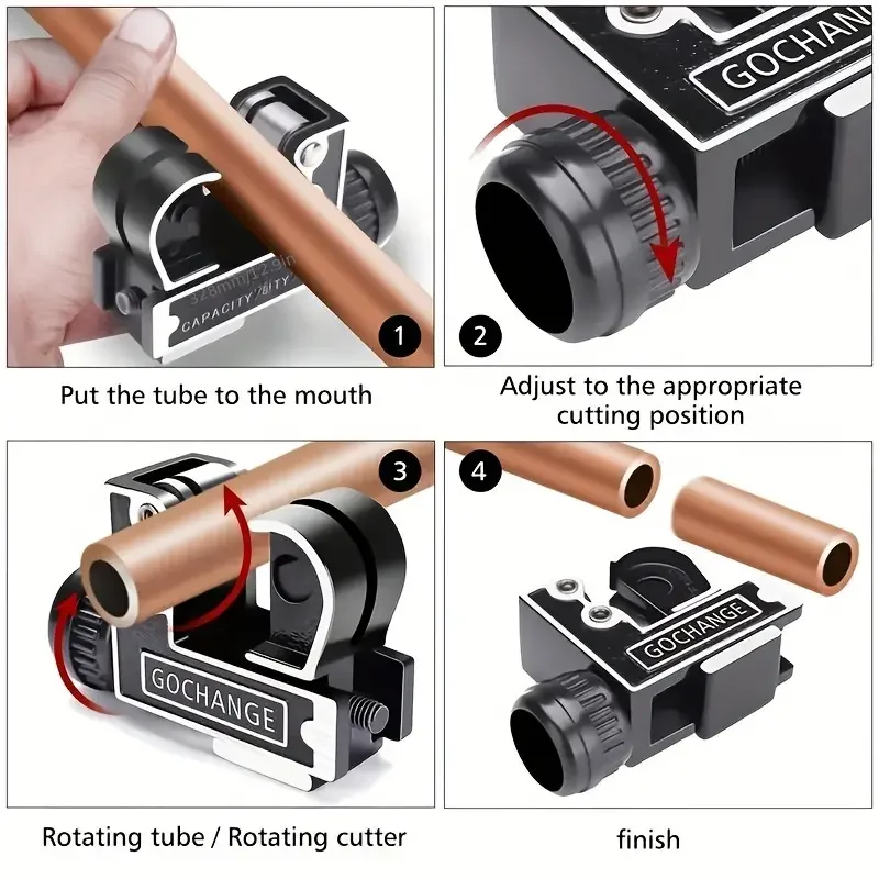 1pc Mini Kunststoff Rohr Rohr Cutter 3-28mm Aluminium Kupfer Kunststoff Rohre Schneiden Werkzeug Edelstahl Messing PVC Rohr Hand Werkzeuge