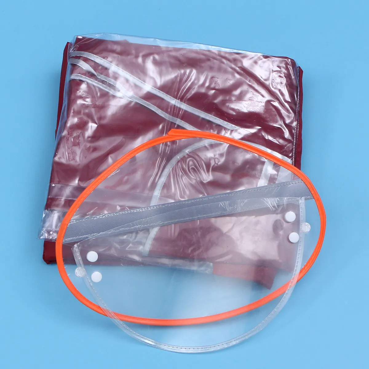 

Утолщенный водонепроницаемый мотоциклетный дождевик из ткани Оксфорд, складное пончо-накидка для взрослых, для езды на велосипеде, размер XXXXL, винно-красный