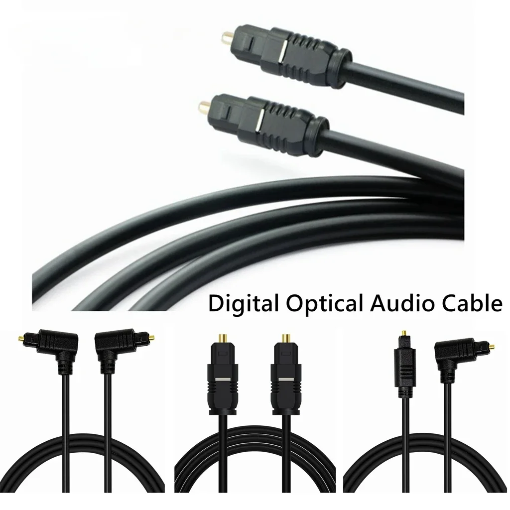 90 Degree Right Angled Super Short Digital Audio Out Put Cable Optical Audio Toslink Cable OD 4.0mm With Gold-plated Plug 0.2m