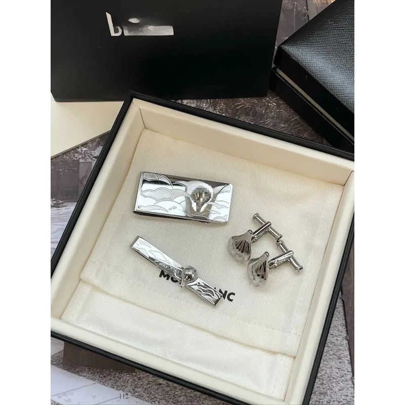 مجموعة هدايا تحت عنوان بالون الهواء الساخن MB: مشبك ربطة عنق، ومشبك نقود، وأزرار أكمام #1