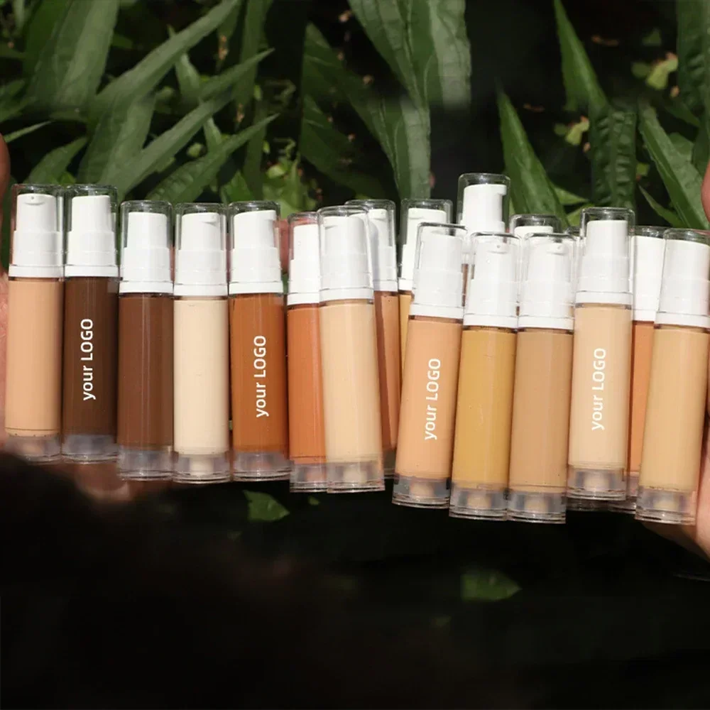 Private Label 18-Farben-wasserdichter flüssiger Concealer mit individuellem Logo, langlebige Ölkontrolle, natürliches Nude-Gesichts-Make-up, Großhandel P1