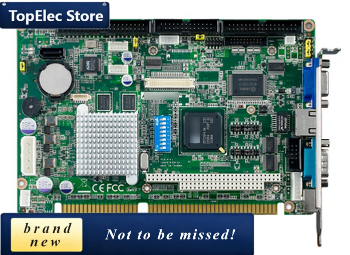 TopElec PCA-6743VE Rev.A1 PCA-6743F Rev.A1 Half-Size CPU Card IPC Motherboard New Original MainboardWith CPU RAM