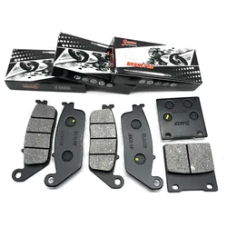 For SUZUKI RF400RV 1996 GSF600S Bandit 600 1996 1997 1998 1999 RF600R 1993-1998 Motorcycle Front Rear Brake Disc Pads Kits Set