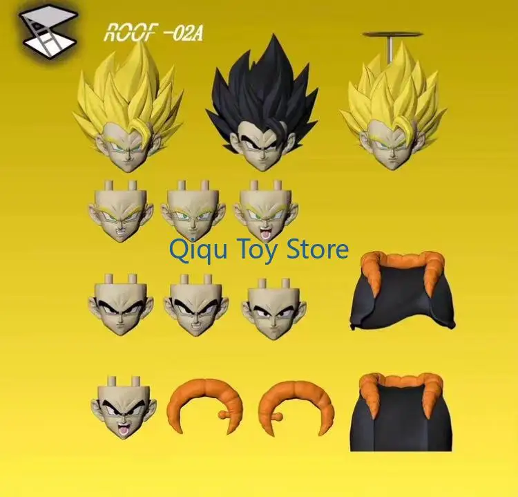 

Mushroom Black Chicken King Wujita A Hanlin Play Muay Thai Blind Monk Black Chicken 1:12 Moveable Doll Model