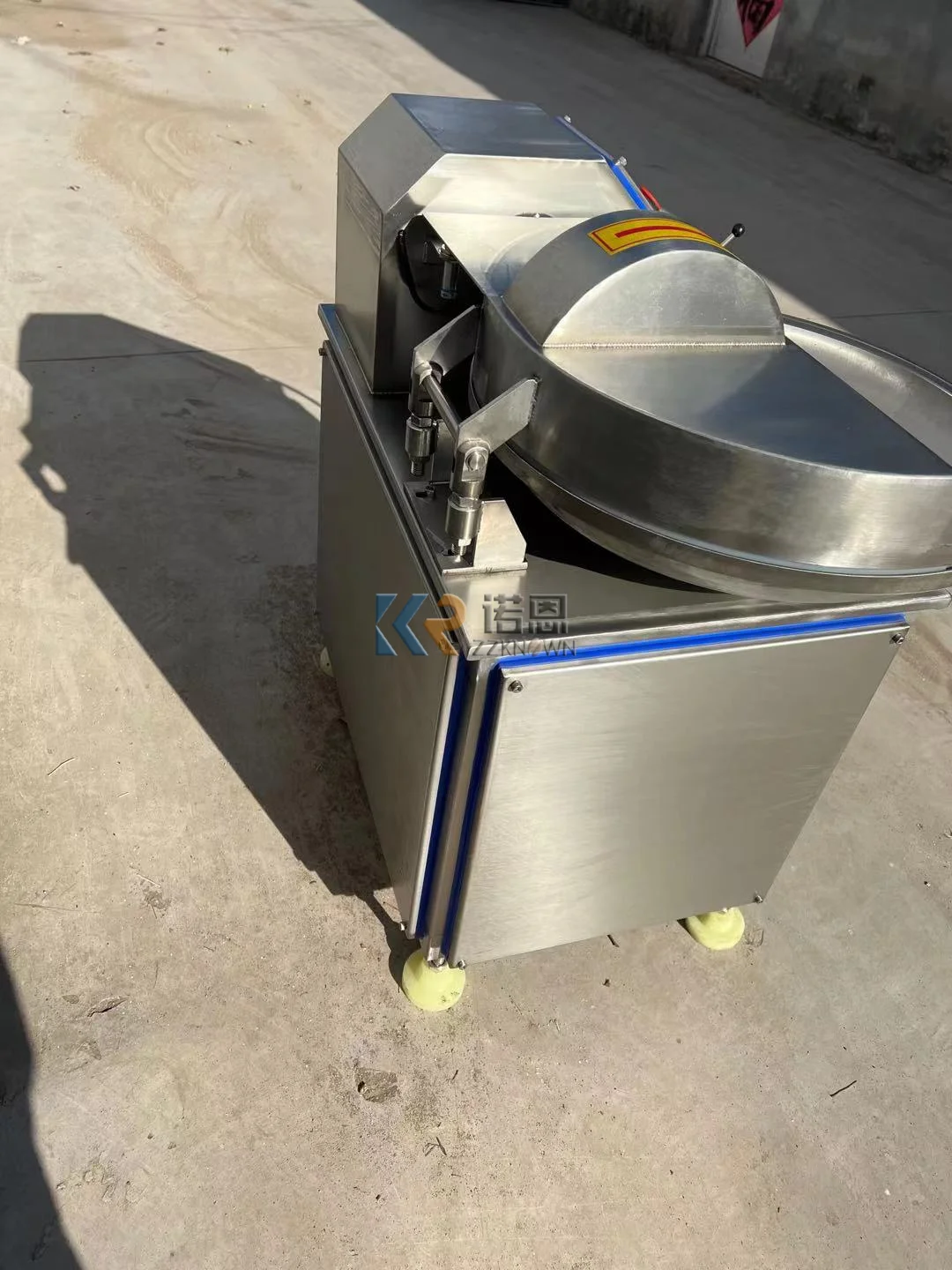 ماكينة تقطيع اللحوم من الفولاذ المقاوم للصدأ الصناعية، قطاعة الطعام، قطع وعاء لحم الدجاج، خلاط مطحنة