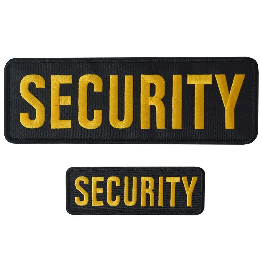 رقعة مطرزة بخطاف وحلقة، رقعة أمان من القماش المتين لزي حراسة الضابط، سترة، حامل، قبعة، صغيرة واحدة #3