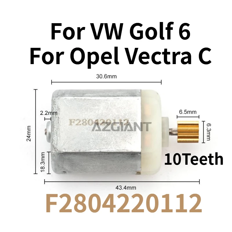 For VW Golf 6 Opel Vectra C Car Parts Side Electric Door Universal motors Carbon Brush DC Motor Actuator Repair Kit 1-50pcs