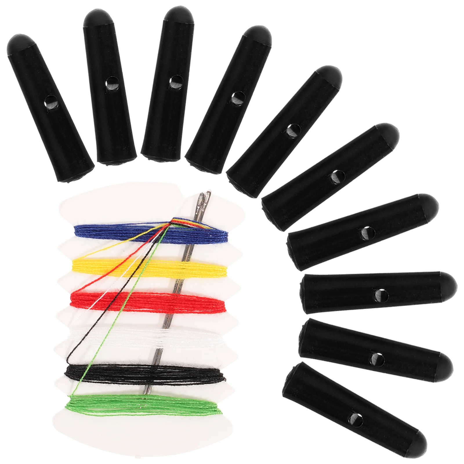 

10 Pcs Component Umbrella Bead Accessories Beads Outdoor Plastic Beach Replacement Tail