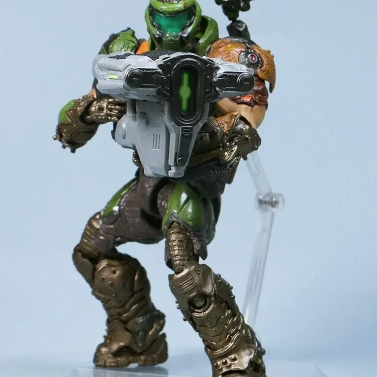 17cm Figma Sp-140 Doom Slayer Eternal Action Figure Collection Model Statue Anime Changeable Assembly Movable Ornament Toy Gift