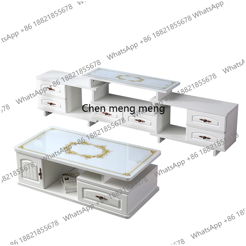 Simple Modern Storage Tv Cabinet Glass Living Room Nordic Stand Cabinet Entertainment Center Mueble Para Televisor Tv Furniture