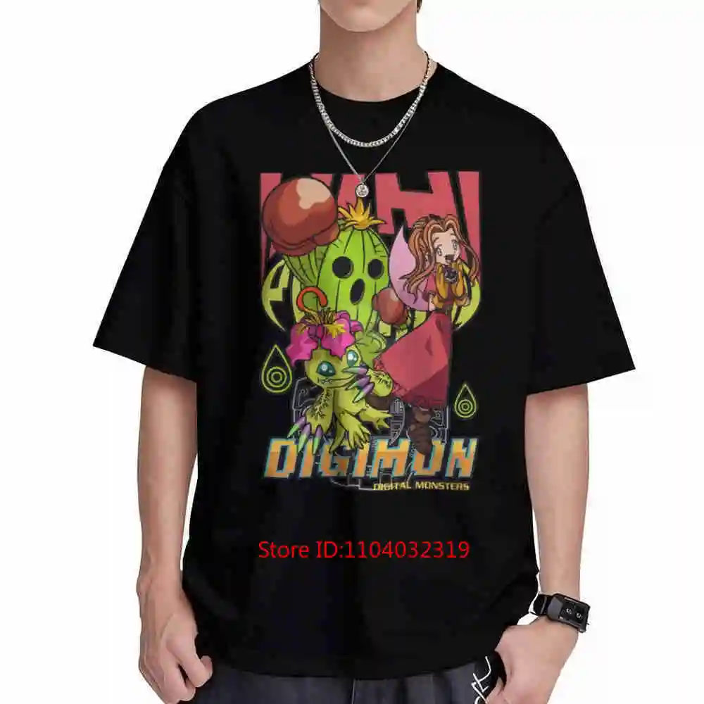 Digimon Lilimon Mimi Short Sleeve Tee 100% Cotton T-Shirt