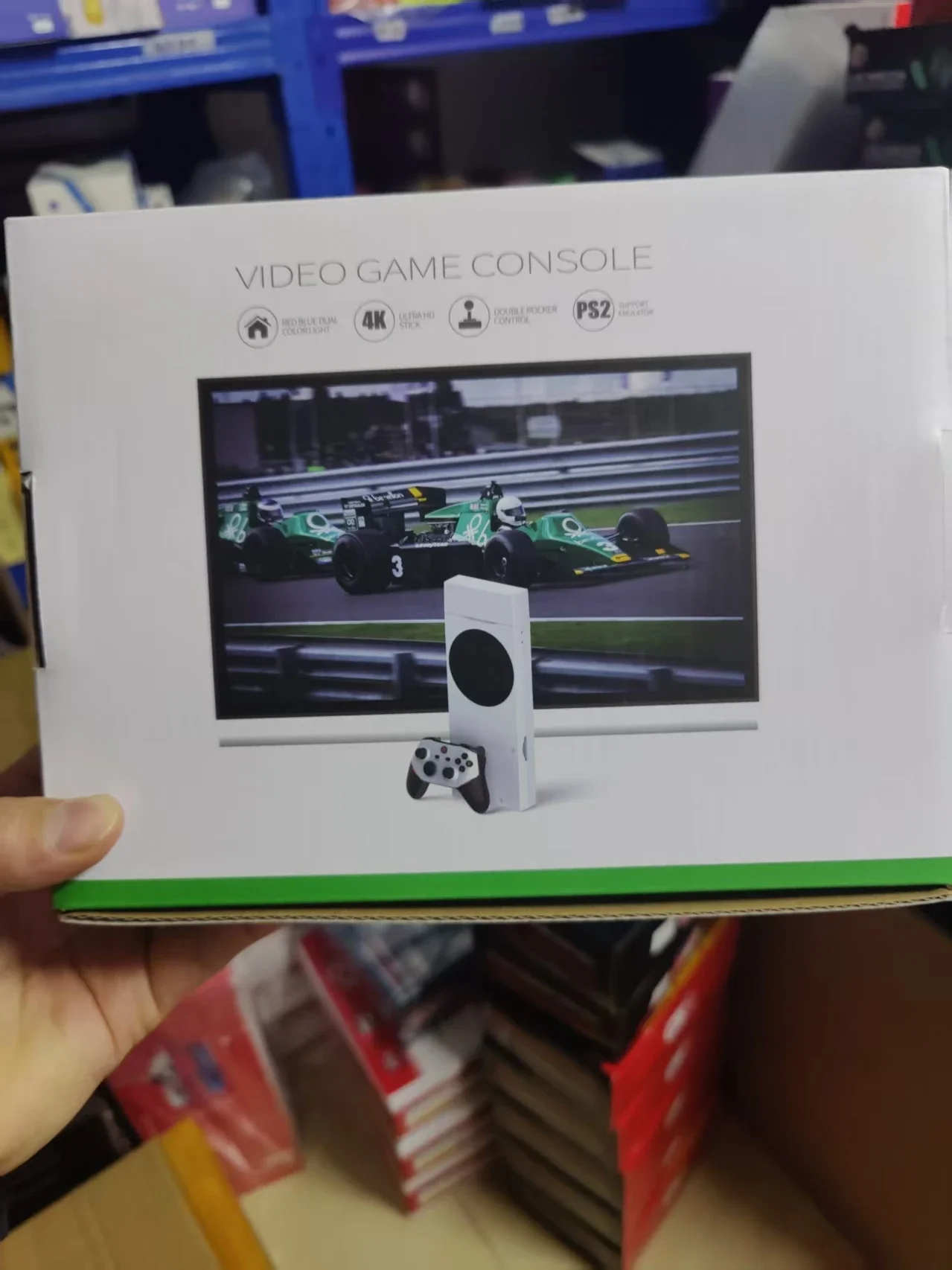 for M88 New Game Stick 20000+ Games 4K 3D Open Source Video Game Console for PS2 Simulator Rechargeable Control Handle Gift