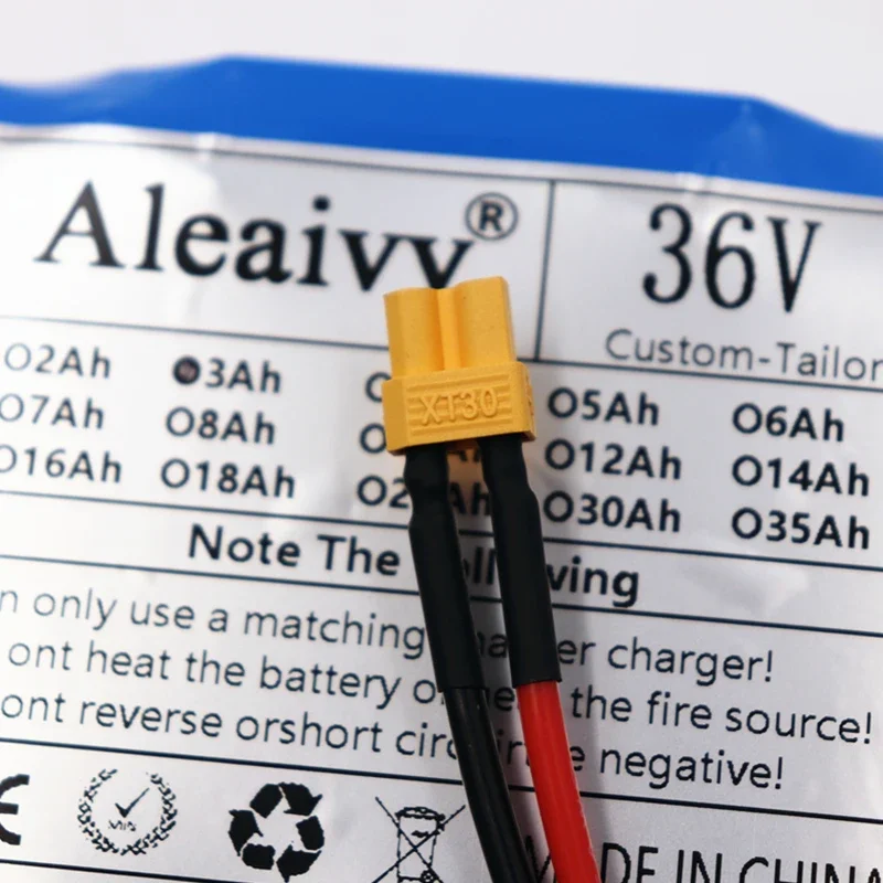 36v 10s1p 18650 hg2 3000mah bateria de íon de lítio para m365 mijia pro scooter estendido faixa carga e descarga xt30 plug