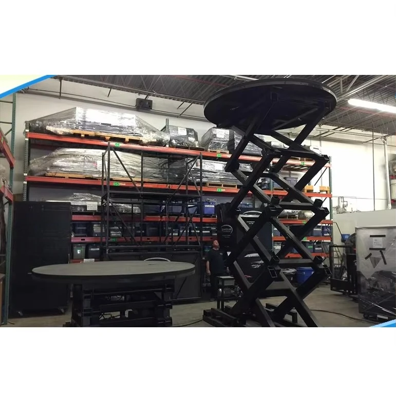 Electric Rotary  Lift  Compact Hydraulic Rotary  Electric Lift Table