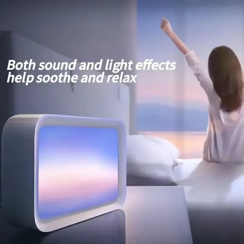 Xiaomi Mijia Sleep Wake up Light Dynamic Natural Scene Help Insomnia Soothing Relaxation Night Lamp Work with Mihome APP