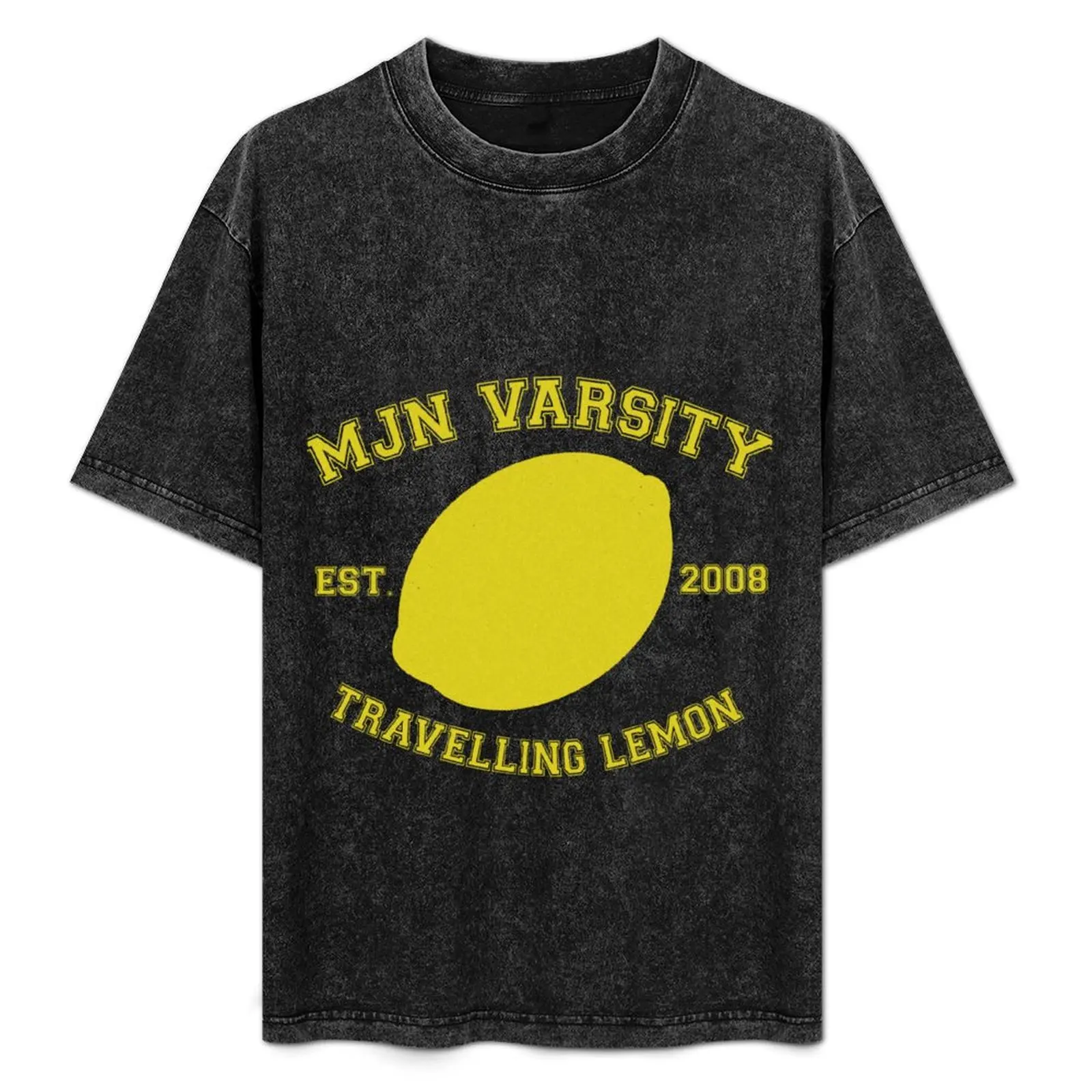 MJN Varsity- Travelling Lemon T-Shirt All Weather Casual Short Sleeve