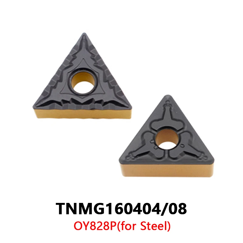 TNMG 160408 160404 TNMG160404 CNC Turning Inserts -CQ/HQ/TM/PM OY828P Double Color Coating for Steel Machining Lathe Metal Parts