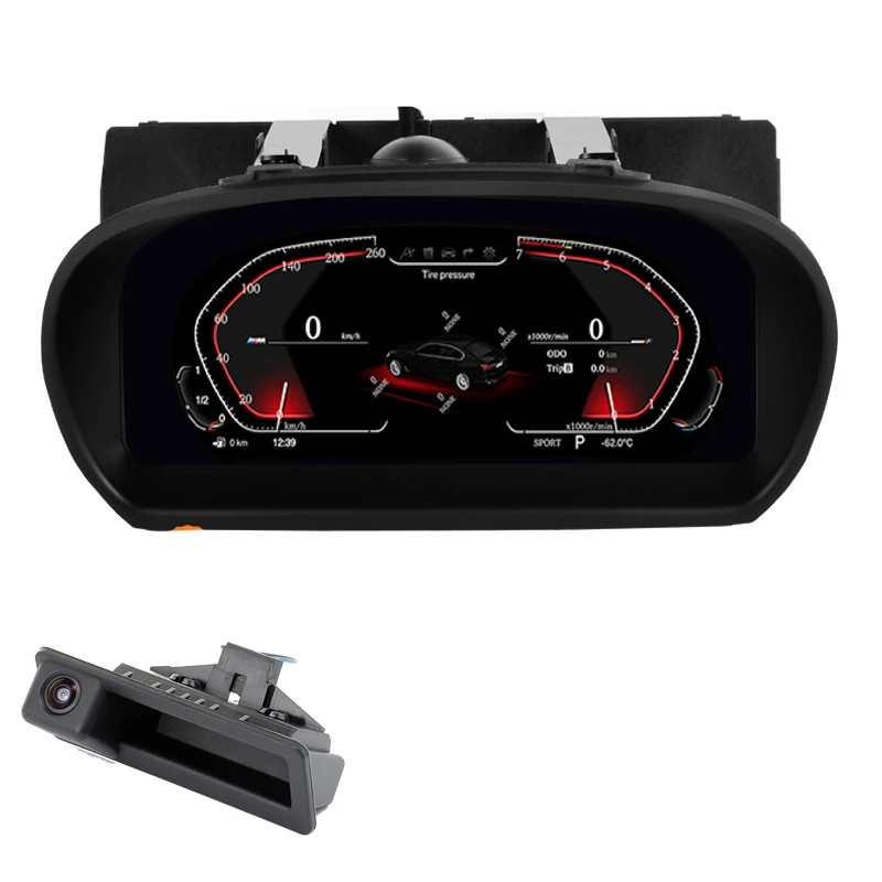 

New 12.3" Linux Car LCD Dashboard Panel HD 1920x720 Capacitive Touch Screen Virtual Cockpit Speedometer for 1 Series
