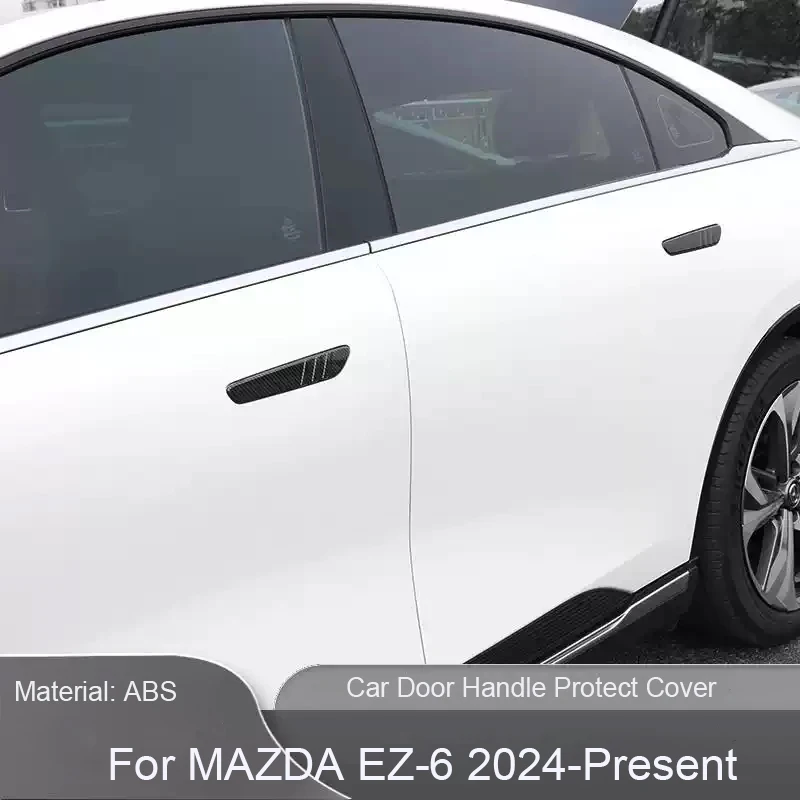 

Комплект из 4 накладок на дверные ручки из АБС-пластика для Mazda EZ-6 2024-наст. время: защита от царапин, водонепроницаемость, долговечность, аксессуар для экстерьера автомобиля