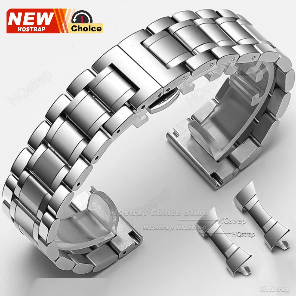 Butterfly Buckle Stainless Steel Strap for Tissot Watch Band 20mm 22mm 18mm 14mm 16mm 17mm 19mm 21mm 23 24mm Universal Wristband