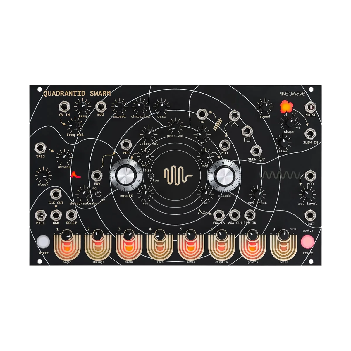 

Eowave Quadrantid Swarm Composite, полифонический, модульный синтезатор