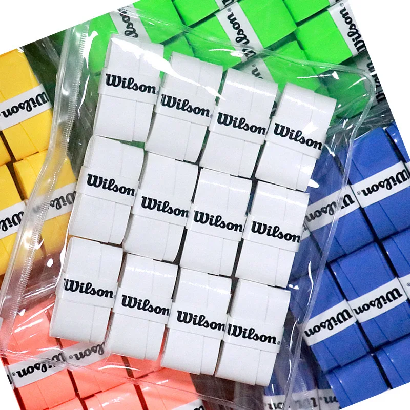 

15/30/60PCS Wilson Sticky feel Tennis Racket Overgrip 0.65MM durable Badminton Sweatband Overgrips squash racket overgrips