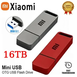 Xiaomi USB 16TB 8TB OTG Metal 3.1 Pen Drive Key 2TB 4TB Type C High Speed Portable Pendrive Flash Drive Memory Stick Waterproof