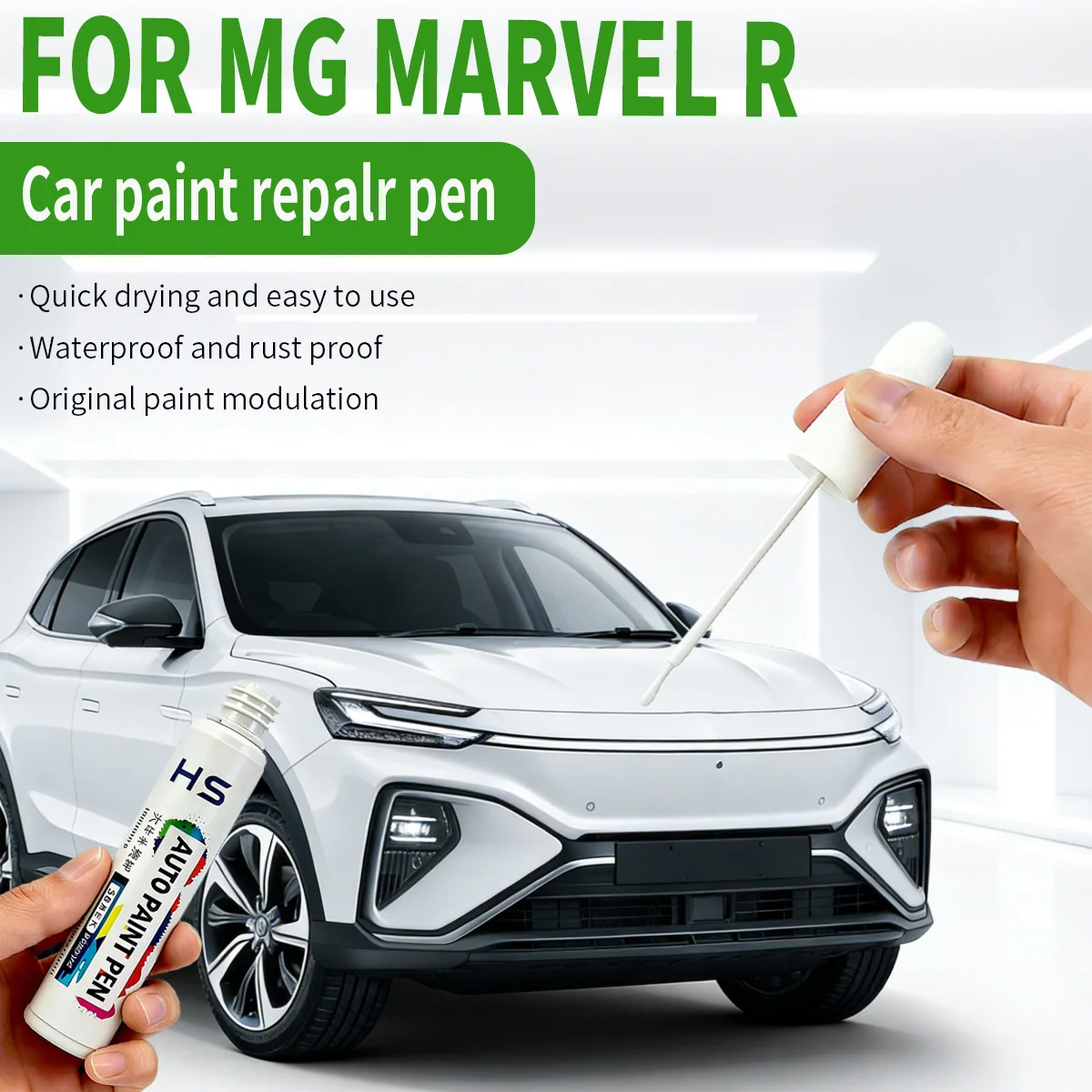 

Ручка-корректор для удаления царапин и ремонта краски MG Marvel R 2021-2025: черный, серый кирин, перламутровый белый, призматический синий, серый часовой серый