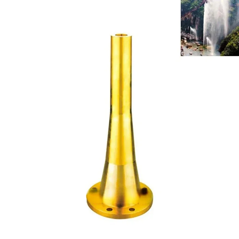 All copper hundred meter high spray flange interface fountain nozzle landscape lake shouting fountain shouting fountain high-pre