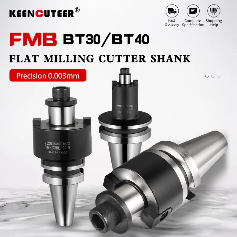 CNC Tool Holder BT30/40 Machining Centre Connecting Bar Surface Milling Cutter Disc Milling Toolholder High Precision FMB22/27