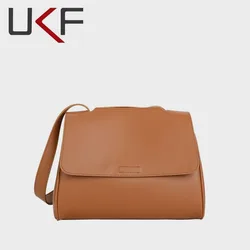 UKF 2023 New Women Shoulder Bag Vintage Messenger Crossbody Bags For Women Female Purse Totes Bag Soild Casual Lady Handbags