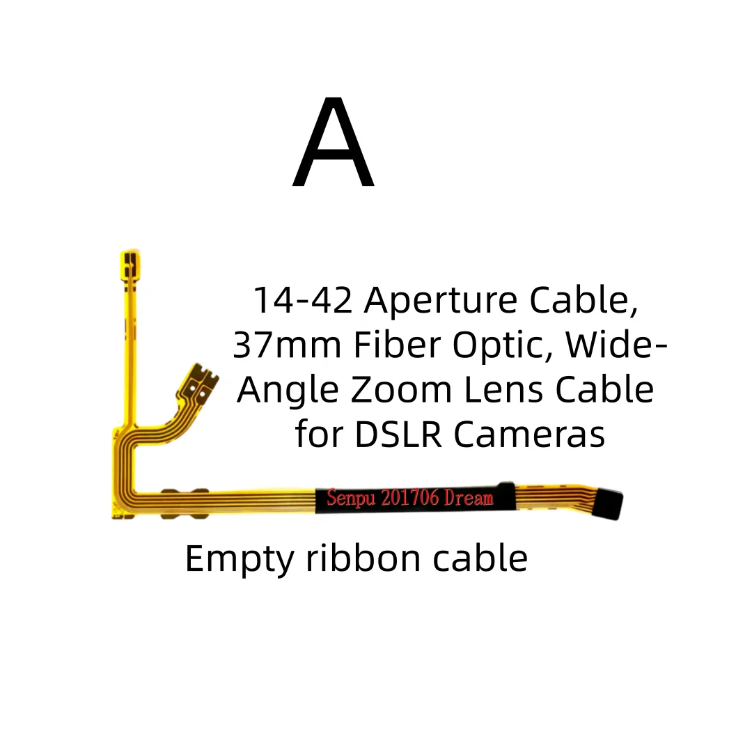 For Olympus 14-42mm Wide Angle Zoom Lens Aperture Flex Cable, 37mm Filter Diameter, Lens Ribbon Cable Camera Repair Parts