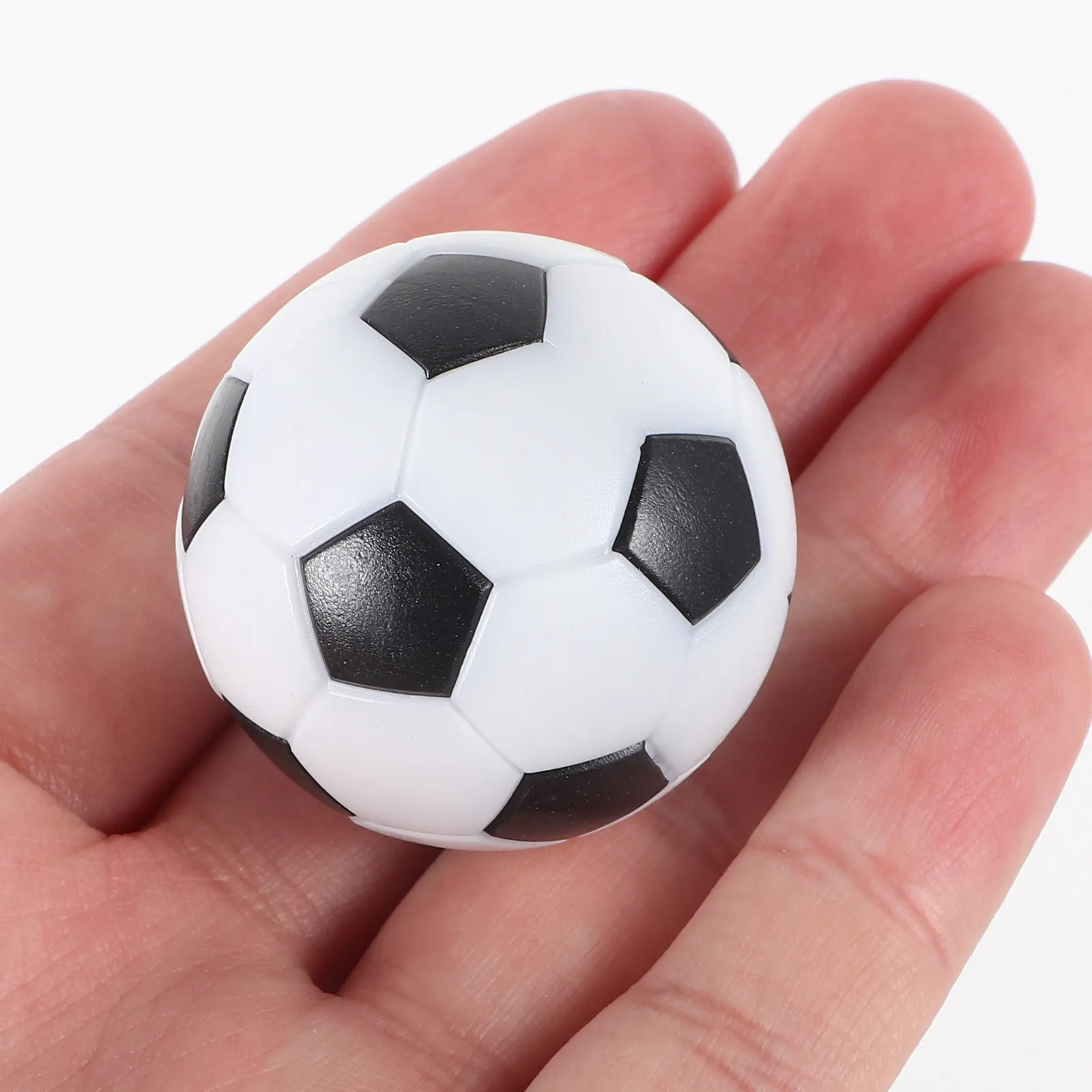 

12Pcs Table Football Balls Hips Material Smooth Rolling Frosted Surface for Desktop Soccer Game Replacement Accessories