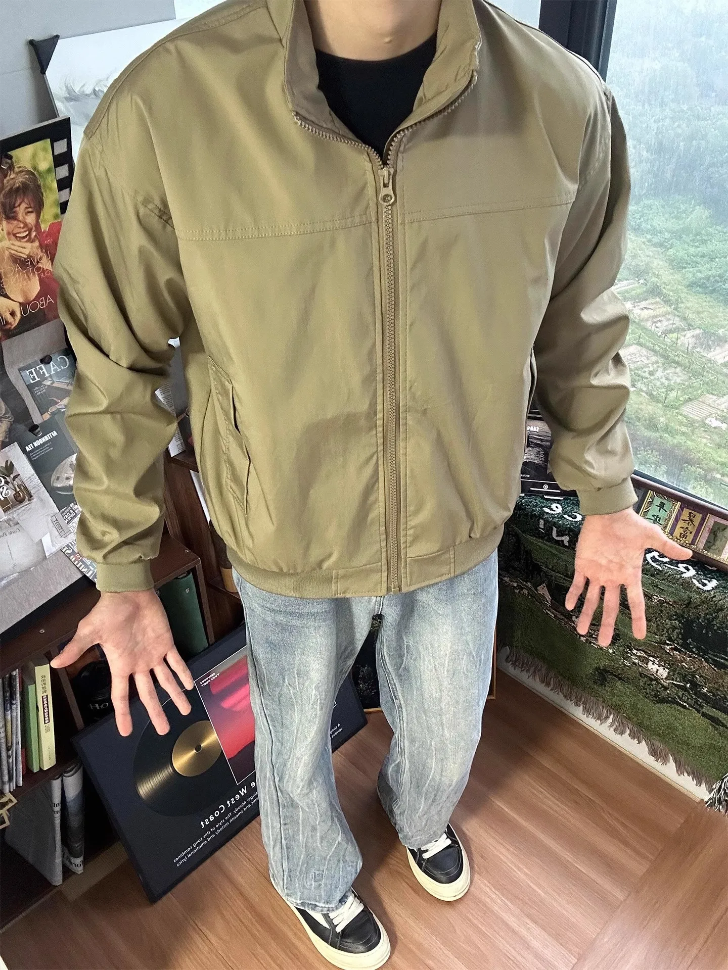 

Мужская бейсбольная куртка Military een American Sle Flight Jaet ort, водонепроницаемая бейсбольная куртка с воротником-стойкой, осенний сезон, повседневная верхняя одежда