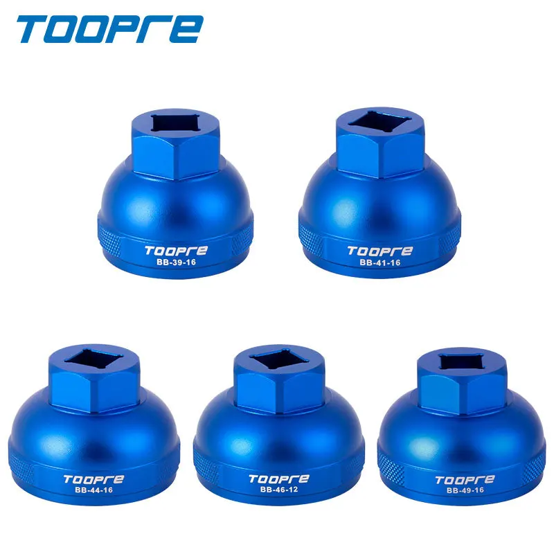 

TOOPRE BB Bottom Bracket Socket Aluminum Alloy CNC Machined Removal Installation Tool for Mountain Road Bikes Blue MultipleSpecs