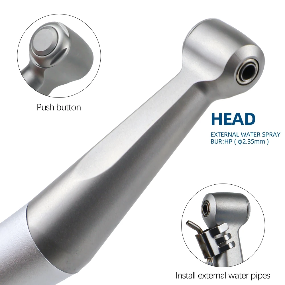 Dental Low Speed Handpiece Teeth Polishing Tool 2/4Holes Air Motor Kits Contra Angle Straight Handpiece Dentists Equipment