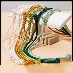 5pcs Handmade Chinese Button Cheongsam Hanfu Buttons Long Tail Braided Knot Flower DIY Apparel Sewing Supplies