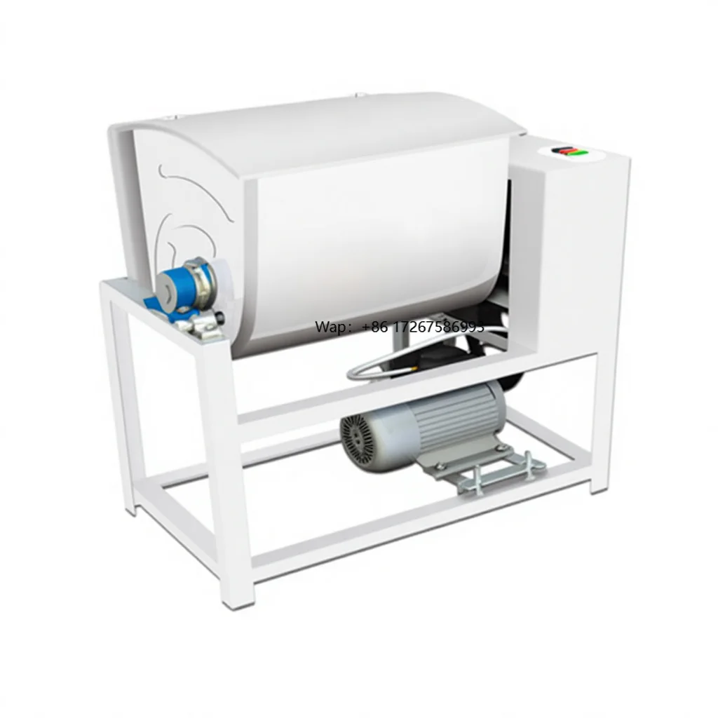 High Capacity Stainless Steel Pizza Mixer Equipment Kitchen Noodle Dough Kneading Machine for Bread Wheat New for Nuts Fruit