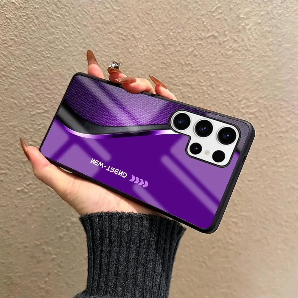 NEW-TREND Phone Case For Samsung S26 S25 S24 S23 S22 S21 S20 Plus Ultra Glass Magnetic Case